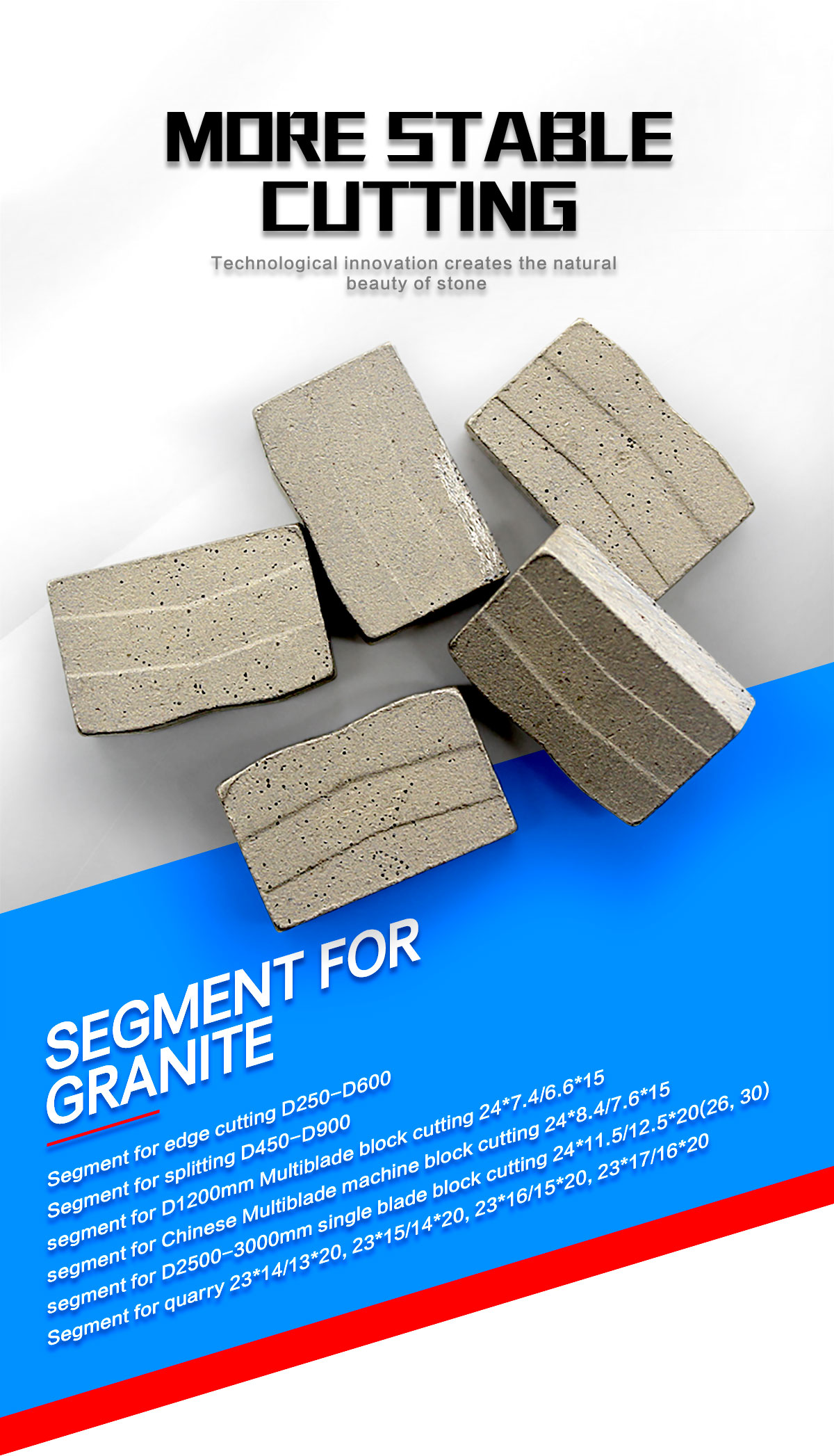 Diamond segments for granite 01