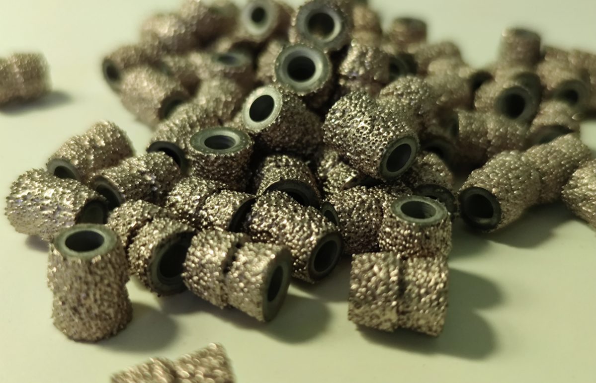 Diamond wire saw beads