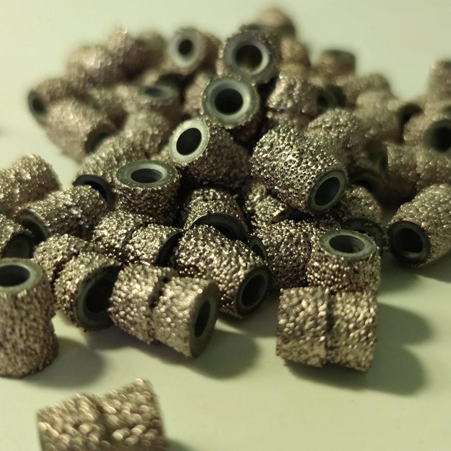 Diamond wire saw beads