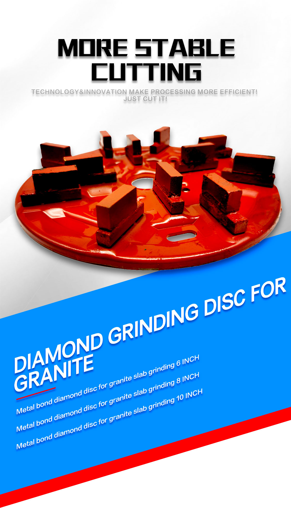 metal disc for granite slab grinding