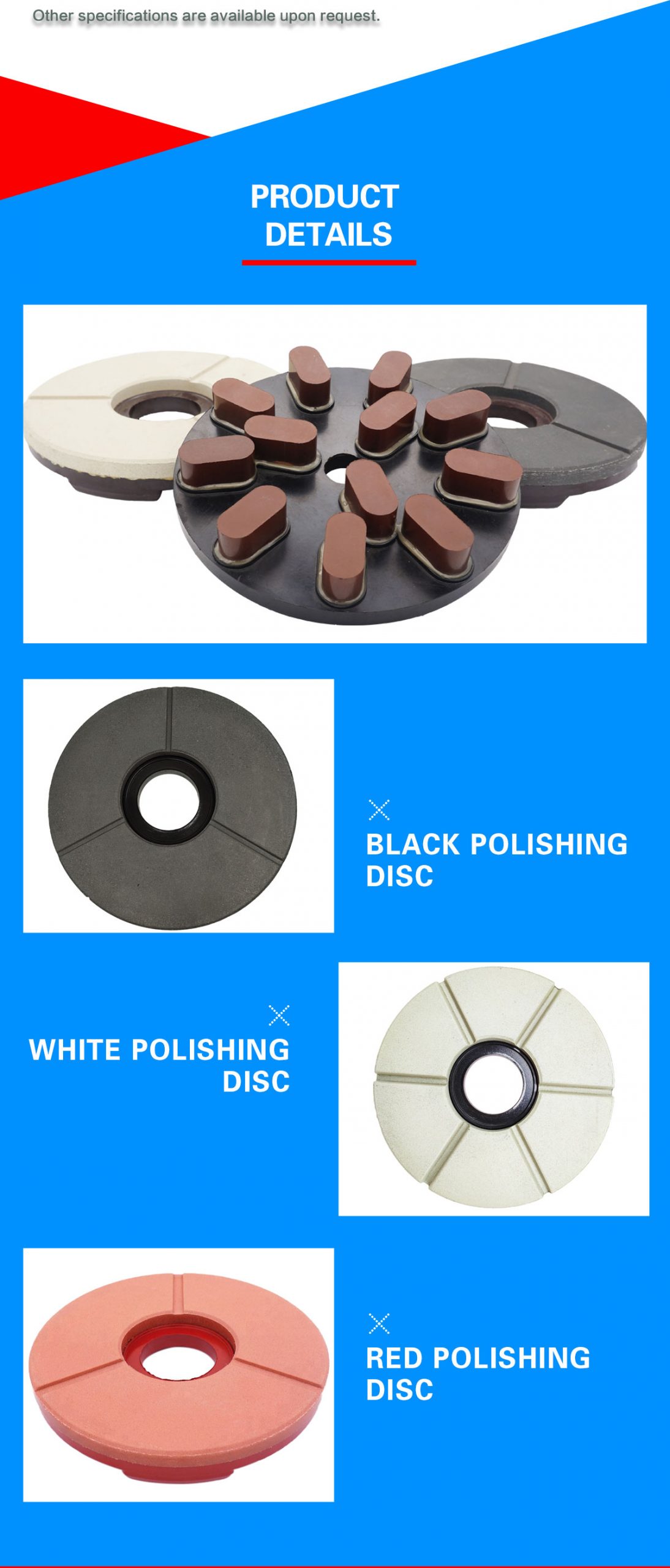 granite slab polishing disc