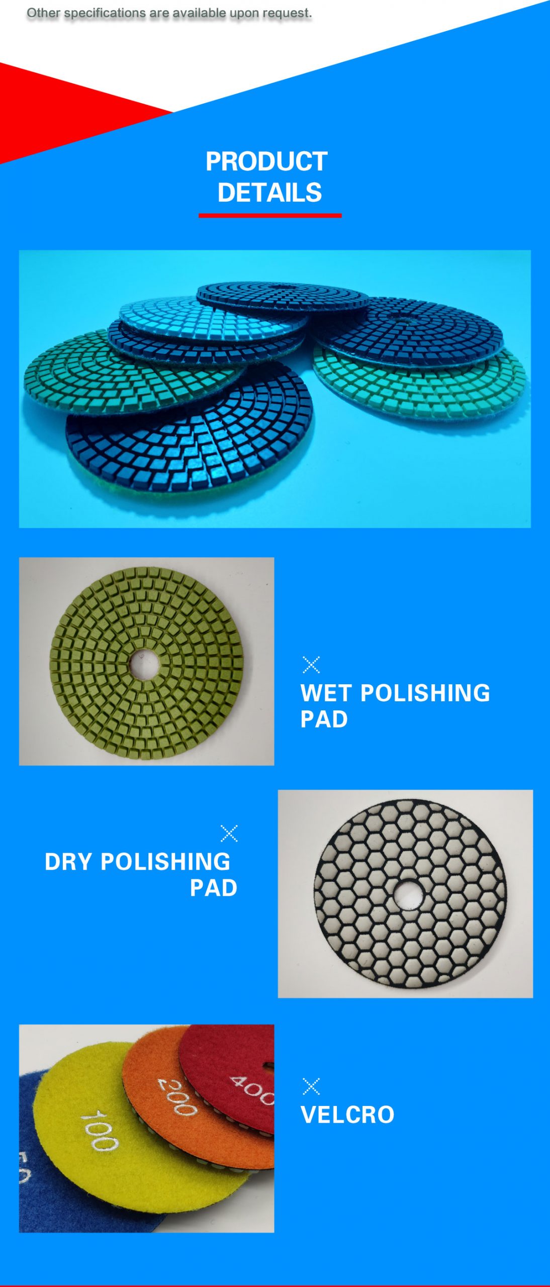 flexible polishing pads